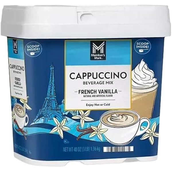 Vanillaページ Amazon.com : Member's Mark French Vanilla Cappuccino Beverage Mix